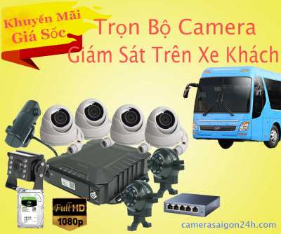 Bộ 8 Camera Full HD Cho Xe Khách 32 Chỗ ,bộ camera cho xe khách 32 chỗ ,camera cho xe khách